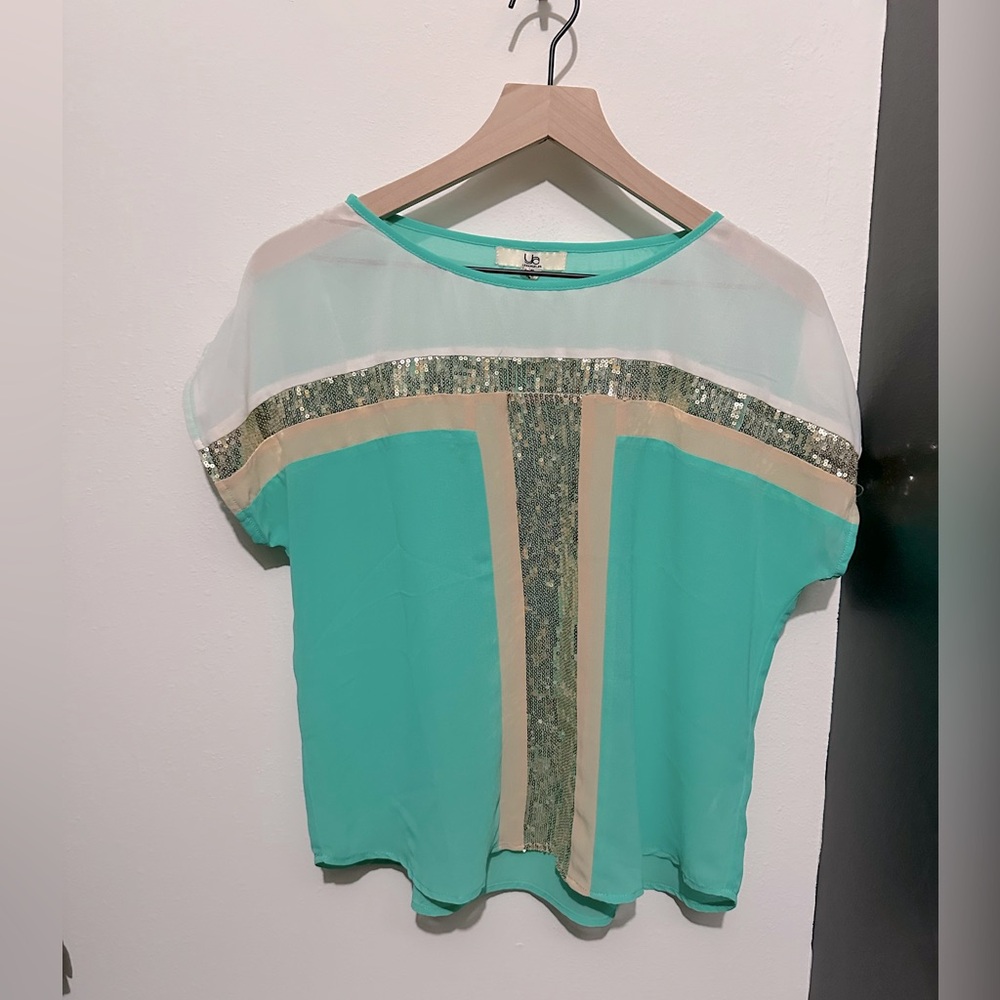 YA Los Angeles sequined blouse.